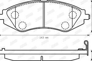 Jurid brake pad (set)