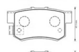 Jurid brake pad (set)