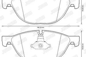 Jurid brake pad (set)