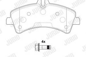 Jurid brake pad (set)