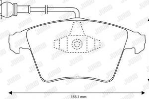 Jurid brake pad (set)