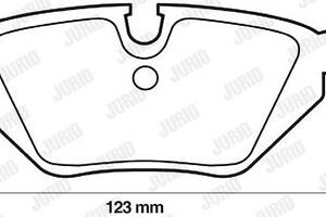 Jurid brake pad (set)