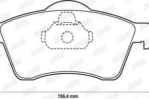 Jurid brake pad (set)