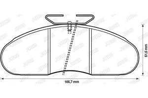 Jurid brake pad (set)