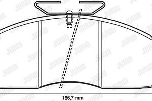 Jurid brake pad (set)