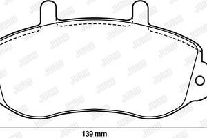 Jurid brake pad (set)