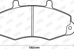 Jurid brake pad (set)