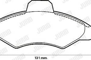 Jurid brake pad (set)