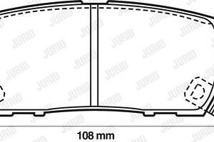 Jurid brake pad (set)