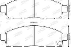 Jurid brake pad (set)