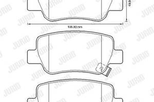 Jurid brake pad (set)