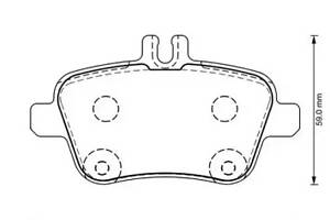 Jurid brake pad (set)