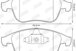 Jurid brake pad (set)