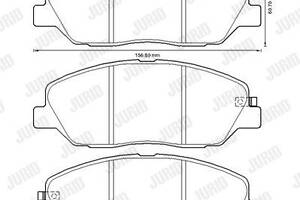 Jurid brake pad (set)