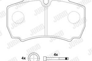 Jurid brake pad (set)