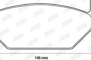 Jurid brake pad (set)