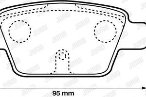 Jurid brake pad (set)