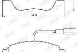 Jurid brake pad (set)