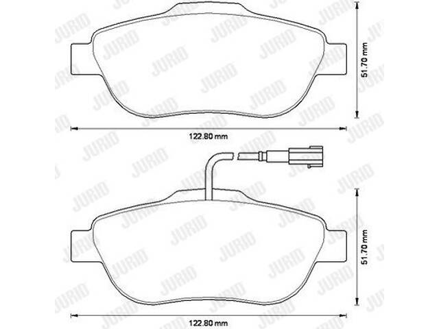 Jurid brake pad (set)