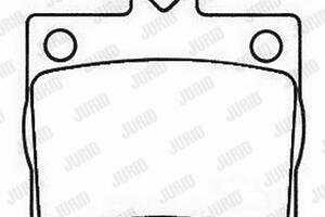 Jurid brake pad (set)