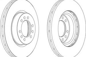 JURID CV BRAKE DISC (PIECE)