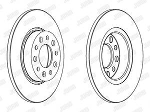 Jurid LV brake disc (set)