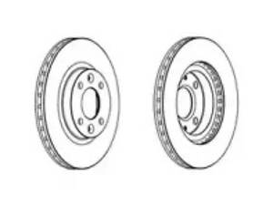 Jurid LV brake disc (set)