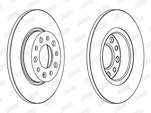 Jurid LV brake disc (set)