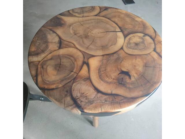 Журнальний стіл з епоксидної смоли. Новий. - Фото 1