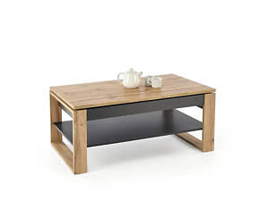 Журнальний столик, трансформер Betty, дуб Артизан / чорний