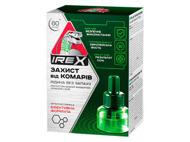Жидкость для фумигатора iRex От комаров 60 ночей 37 мл (4820184441316) - Фото 1