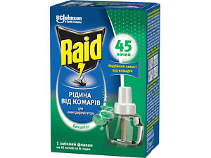 Жидкость для фумигатора Raid от комаров 45 ночей с эвкалиптом (5000204329100)