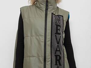 Жилет жіночий демісезонний, колір хакі, 257R93-1