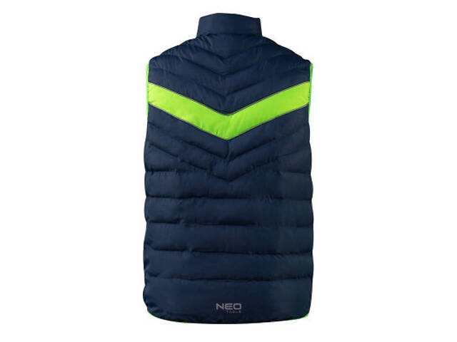 Жилет робочий Neo Tools PREMIUM, зимовий, утеплений, поліестер, M(50), чорно-зелений (81-534-M) - Фото 2
