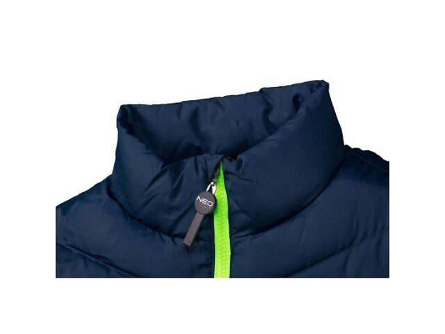 Жилет робочий Neo Tools PREMIUM, зимовий, утеплений, поліестер, M(50), чорно-зелений (81-534-M) - Фото 3