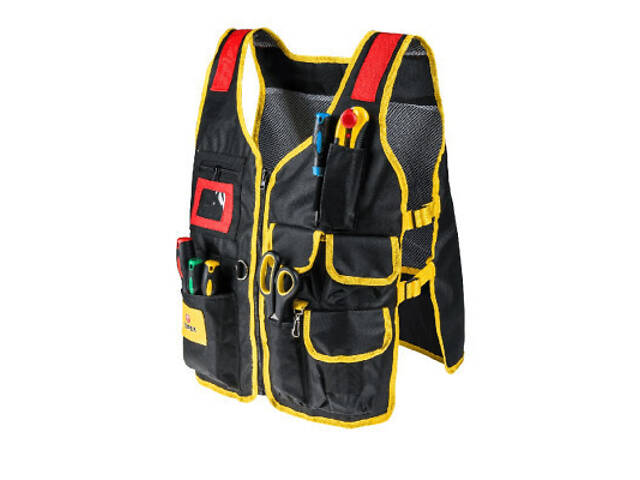 Жилет робочий Topex для інструменту, 7 кишень (79R255) - Фото 1