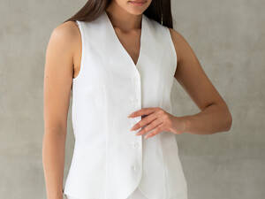 Жилет RiMari Жерона-лен ЖЛ 0225 48 Білий (21913)