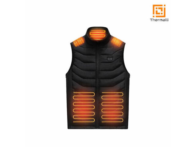 Жилет з підігрівом Thermalli Avoriaz чорний XL (10100405-01XL) - Фото 1
