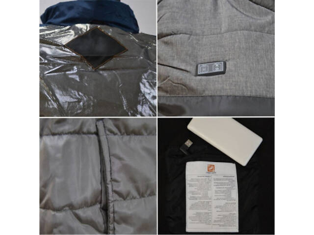 Жилет с подогревом Thermalli Chatel чорний/сірий S (10100505-01S) - Фото 2