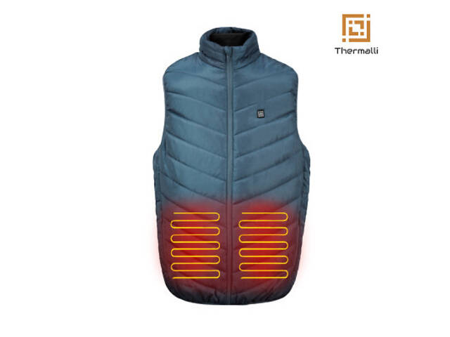 Жилет с подогревом Thermalli Val Cenis синій XL (10100105-44XL) - Фото 1