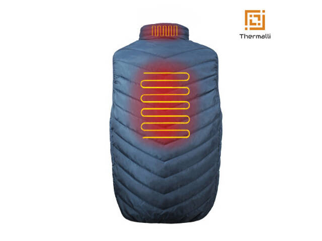 Жилет с подогревом Thermalli Val Cenis синій XL (10100105-44XL) - Фото 4