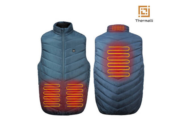 Жилет с подогревом Thermalli Val Cenis синій XL (10100105-44XL) - Фото 5