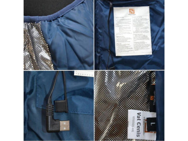 Жилет с подогревом Thermalli Val Cenis синій XL (10100105-44XL) - Фото 9