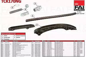 К-кт ланцюга приводу ГРМ BMW 3 (E46)/5(E39) 95- (M52/M54)