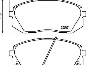 К-кт перед. гальм. колодок Kia Sportage 2.0CRDi 08-/Hyundai IX35/IX40 11- 8DB 355 012-961