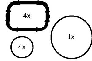 К-кт прокладок впуск.колектора