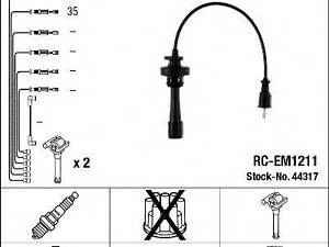 К-кт проводiв NGK (RC-EM1211) MITSUBISHI LancerOutlander 2,0 02&gt &gt NGK 44317 на MITSUBISHI LANCER Mk VI (CJ-CP_)