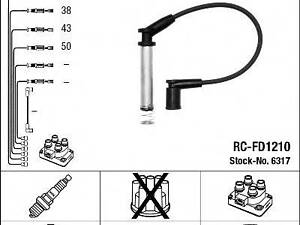 К-кт проводiв NGK (RC-FD1210) FORD FiestaKAStreet 1,3-1,6 96-08 NGK 6317 на FORD KA (RB_)