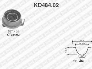 К-т паска ГРМ Hyundai Getz, i10 1.1 02-13