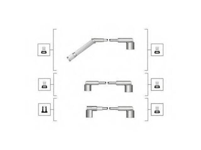 Комплект проводов зажигания MAGNETI MARELLI 941319170053 - Фото 1